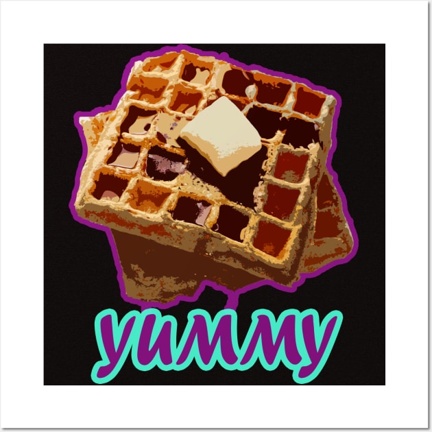 international waffle day 2020 yummy Wall Art by Aleey